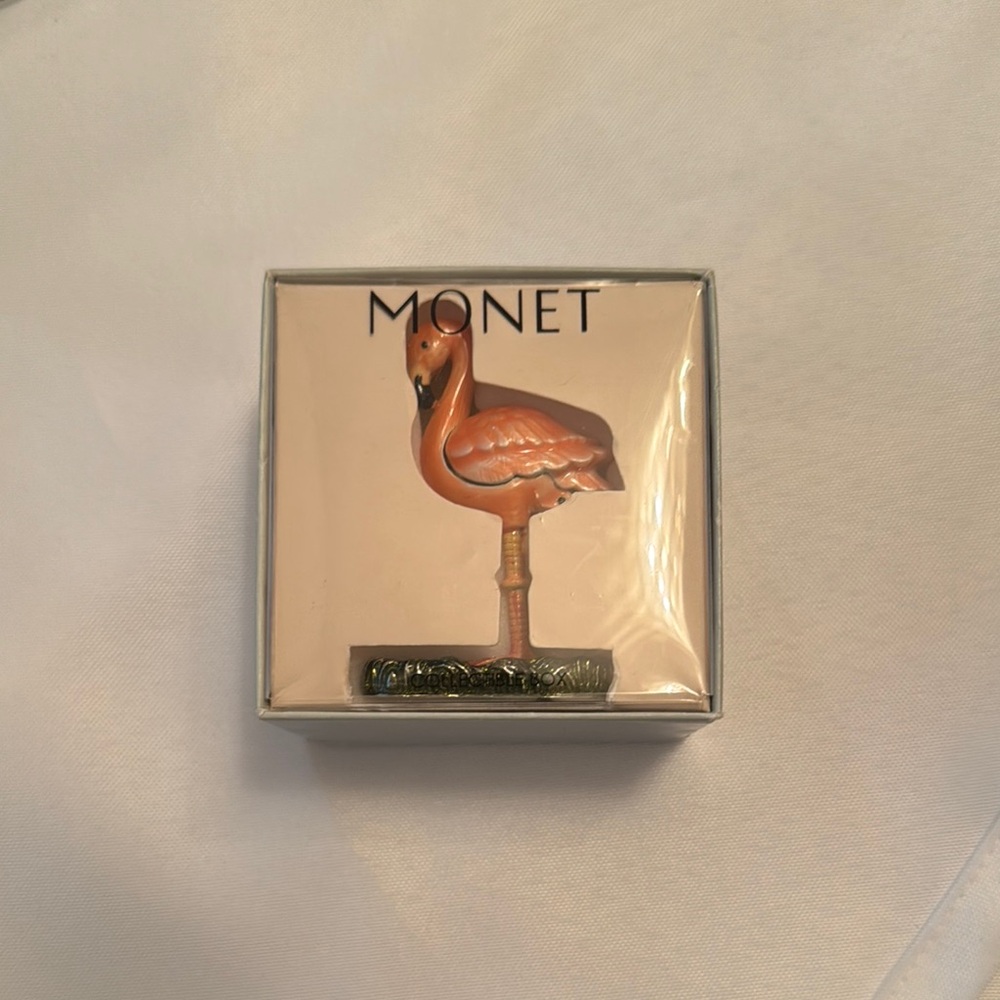 Monet Flamingo Collectible
